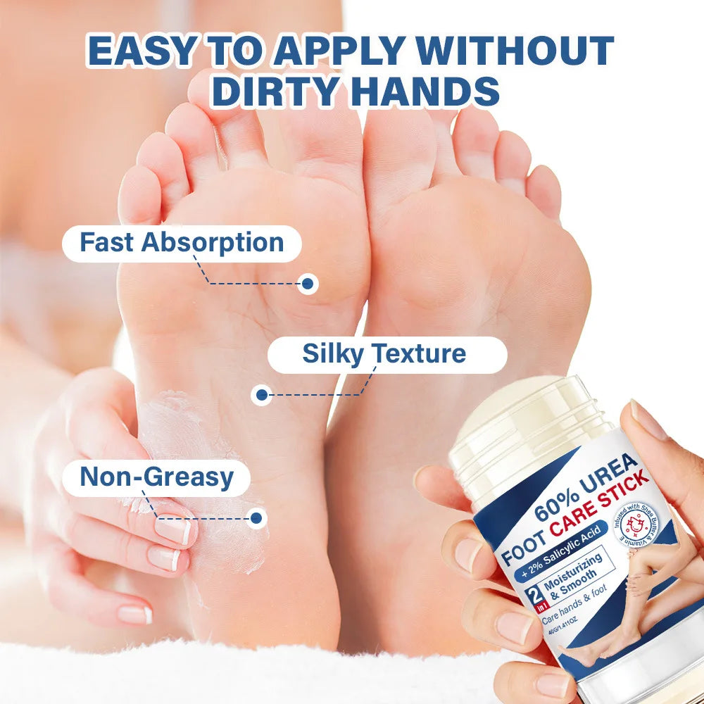 60% Urea Foot Care Stick – Shea Butter & Vitamin E Balm Foot Care Balm Stick Qst