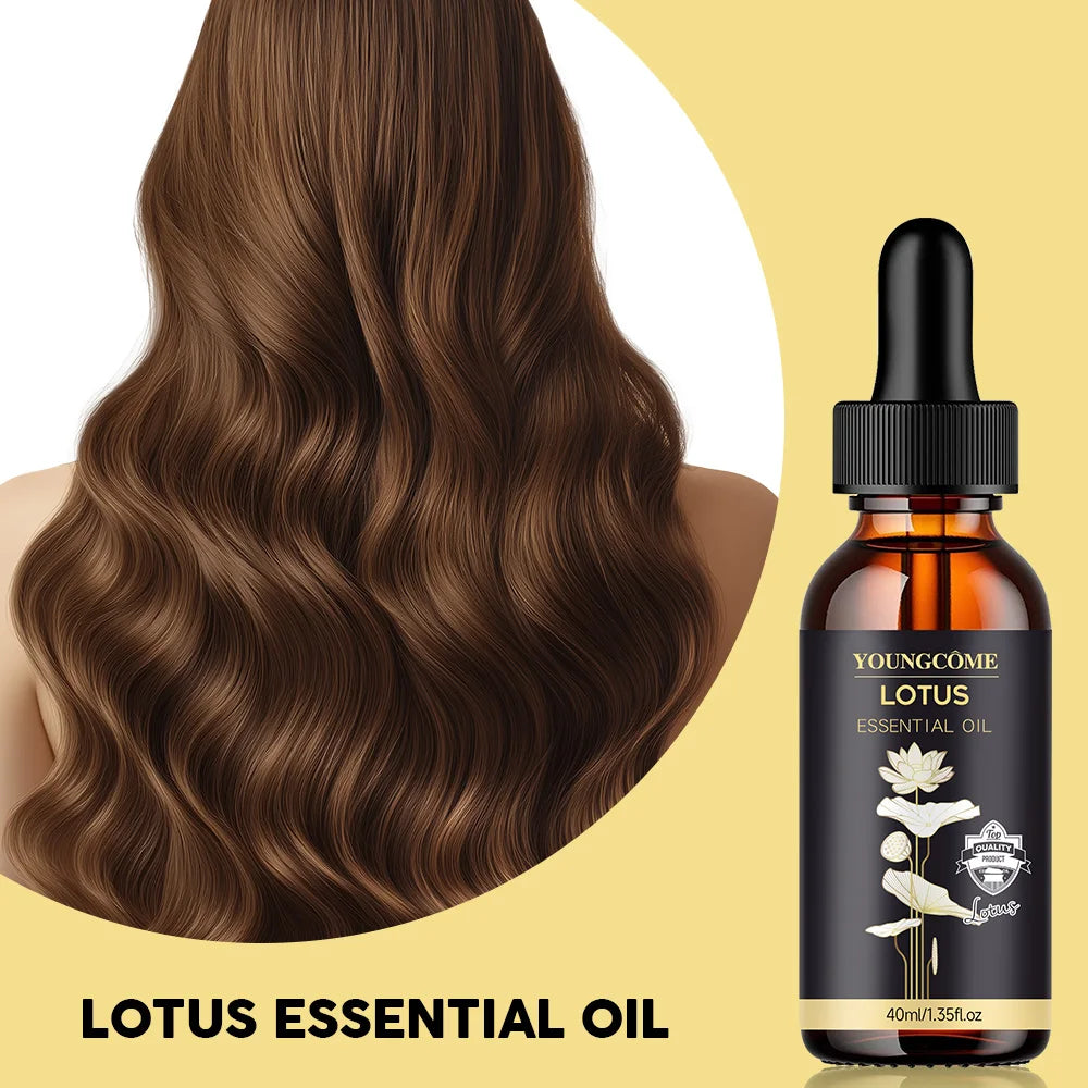YOUNGCOME Natural Lotus Essential Oil – Skin & Meditation Lotus Essential Oil Qst