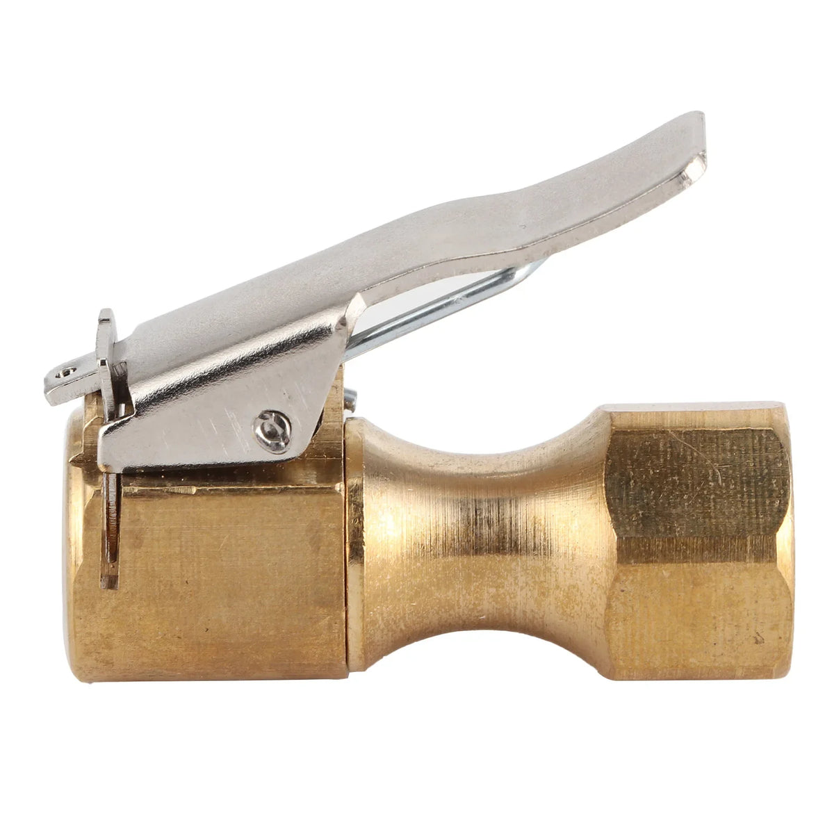 Brass Fast Clip Tire Chuck Inflator Adapter | Air Pump Tire Inflator Chuck Qme