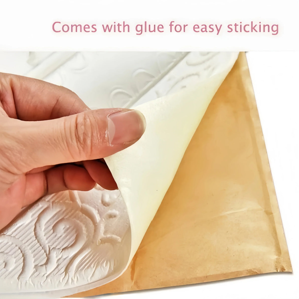 PVC Imitation Brick Wall Stickers – Moisture Resistant 35x35cm Wall Sticker Panels Qme