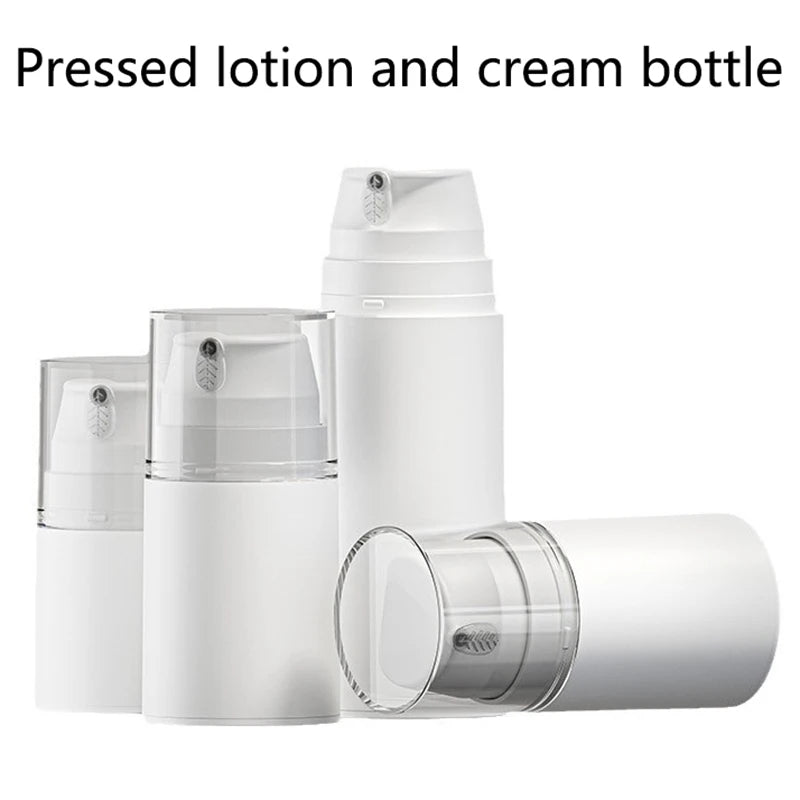 Refillable Airless Pump Bottle – Travel Cosmetic Dispenser 30/50/100ml Cosmetic Travel Dispenser Qst