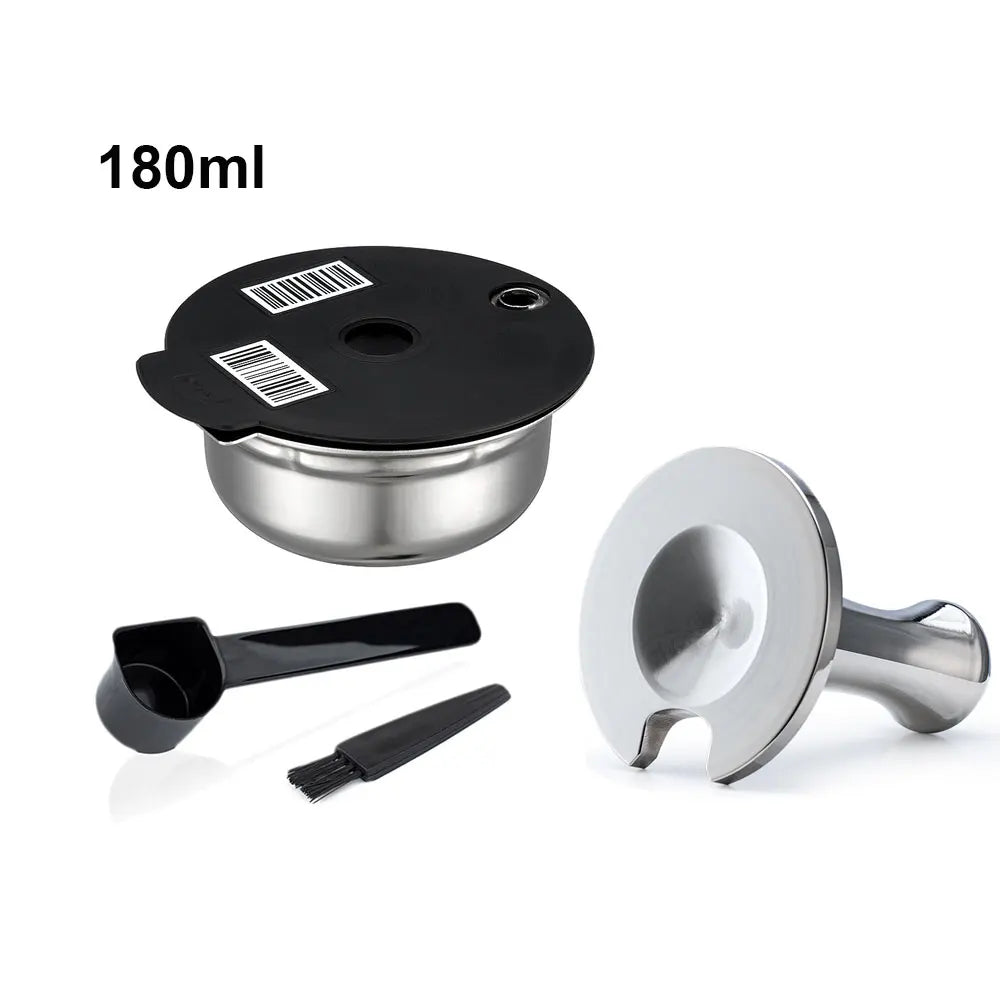 Reusable Stainless Steel Tassimo Coffee Pod – Refillable Reusable Coffee Pod Qst 1 pod 180ml t