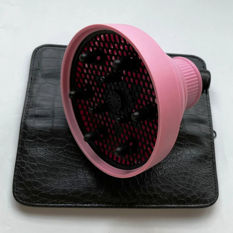 Universal Silicone Hair Dryer Diffuser Cover | Scalable Fit Hair Diffuser Attachment Qme