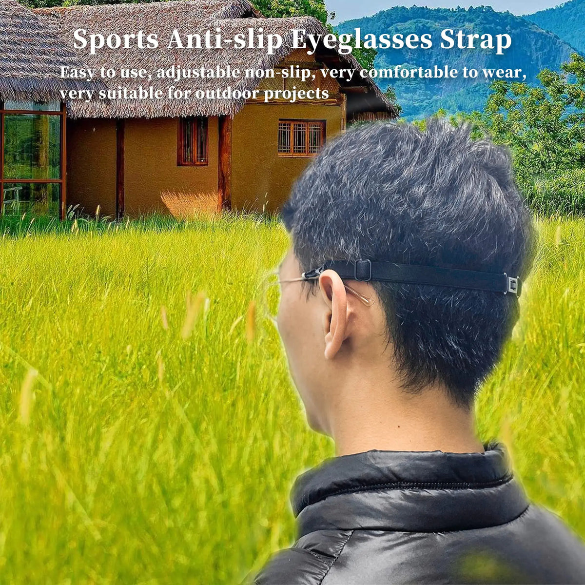 VOPHA Anti-Slip Sports Eyeglasses Strap Retainer PS10 Eyeglasses Strap Qst