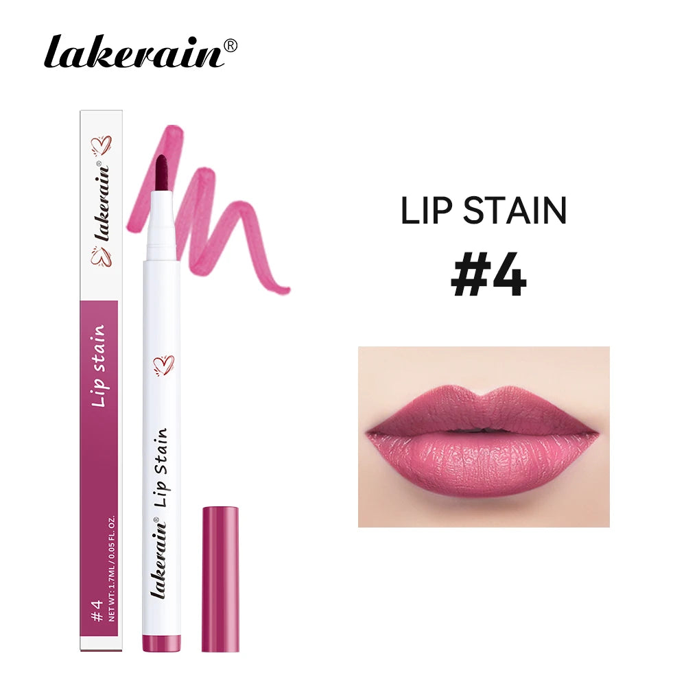Lakerain Matte Lip Stain & Liner Pencil – 6 Colors Lip Liner Pencil Qst 4