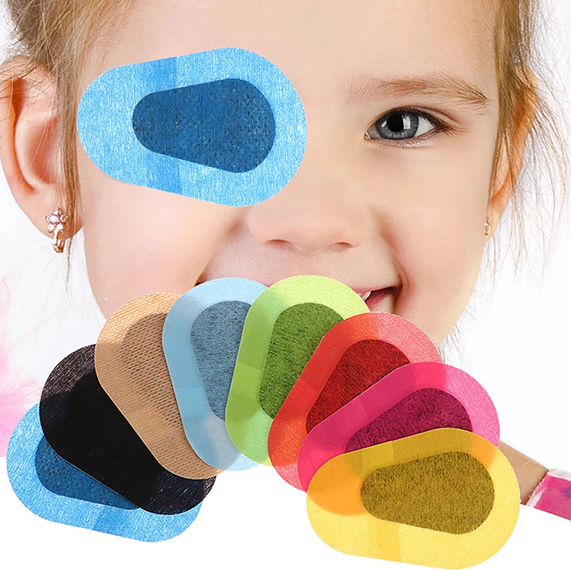10 Pcs Kids Adhesive Eye Patches – Sterile & Breathable Adhesive Eye Patch Qst
