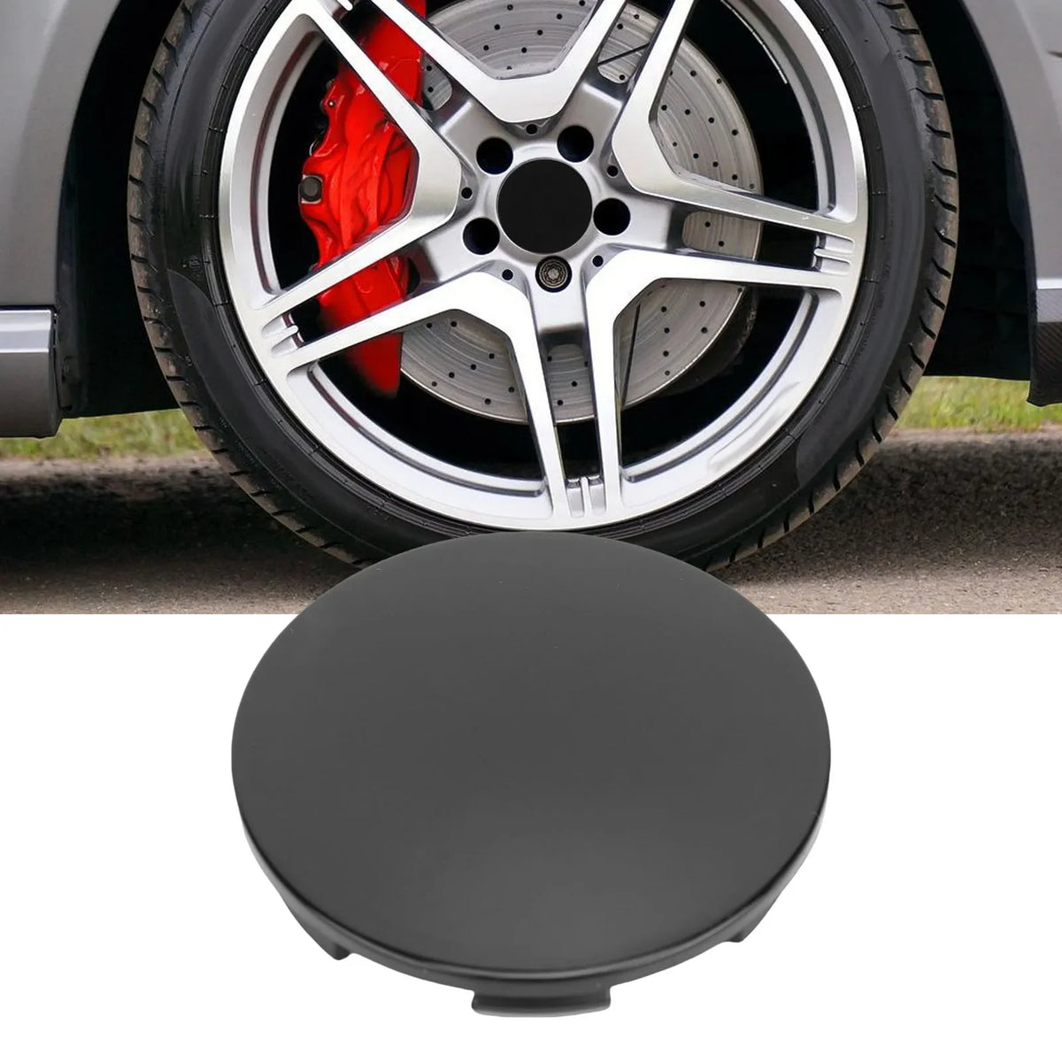 Universal Wheel Center Caps 68mm OD 62mm ID Hub Covers – 4pcs Wheel Hub Covers Qme