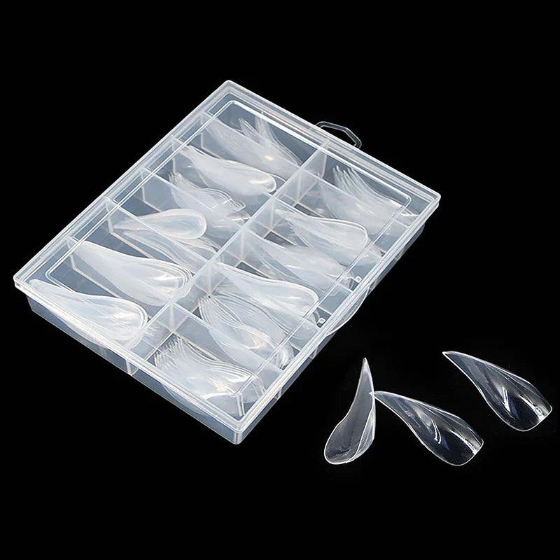 3D Eagle Claw Stiletto Nail Molds – 120pc Nail Extensions Nail Extension Molds Qme 1set