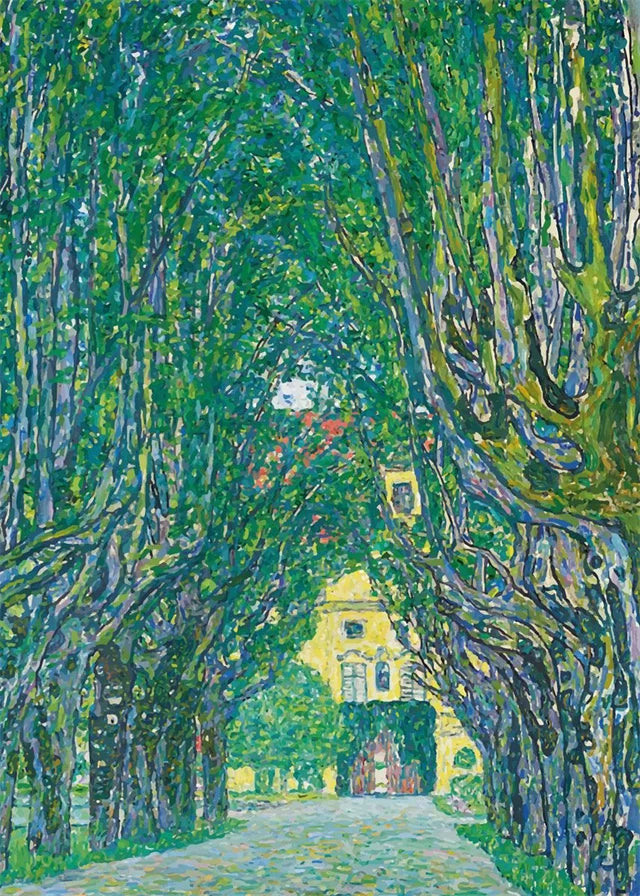 Gustav Klimt Flower Garden Canvas Print – Nordic Wall Art Canvas Wall Art Qst E 30x40cm Unframed