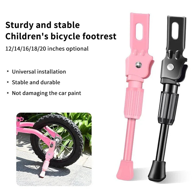 Kids Bike Kickstand Heavy Duty Parking Stand 12–20 Inch Bike Kickstand Qme