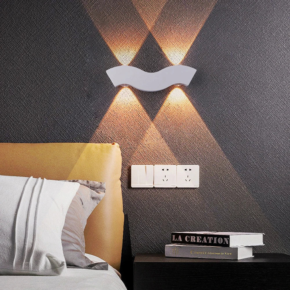 Modern LED Wall Light – Bedroom, Living Room & Hall Lamp LED Wall Sconce Qme