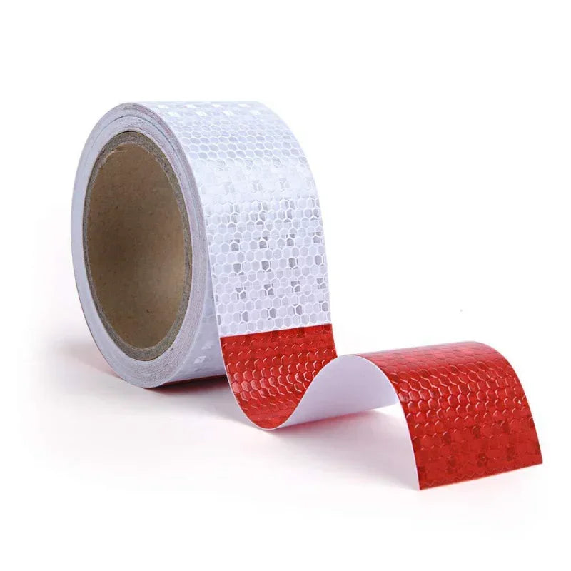 Self Adhesive Reflective Warning Tape Stickers – Cars & Motorcycles Reflective Safety Tape Qme 1cm 8m