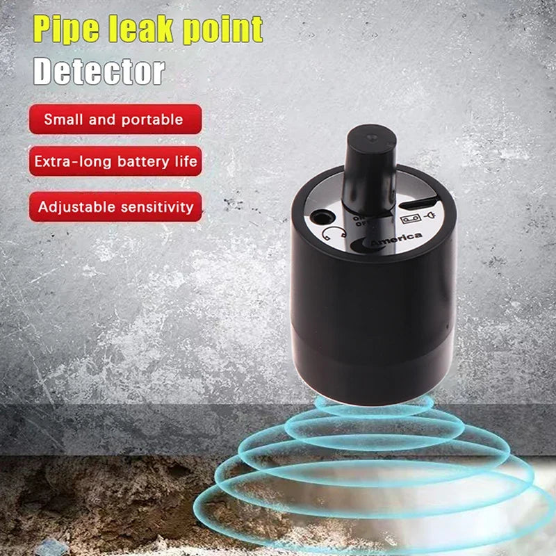 Water Leak Detector Multifunctional Pipe Sound Collector Pipe Leak Detector Qme