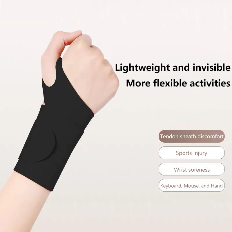 Sports Wrist Guard – Breathable Support Strap for Athletics Sports Wrist Guard Qst Black 2PCS