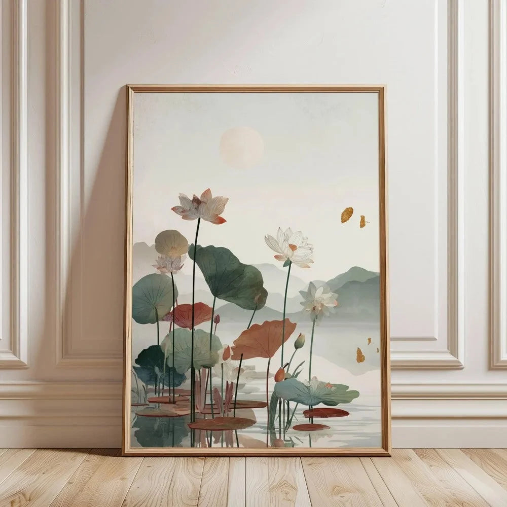 Retro Japanese Koi & Tree Canvas Wall Art – Unframed Print Canvas Wall Art Qst ZWD31928 30x40cm Unframed