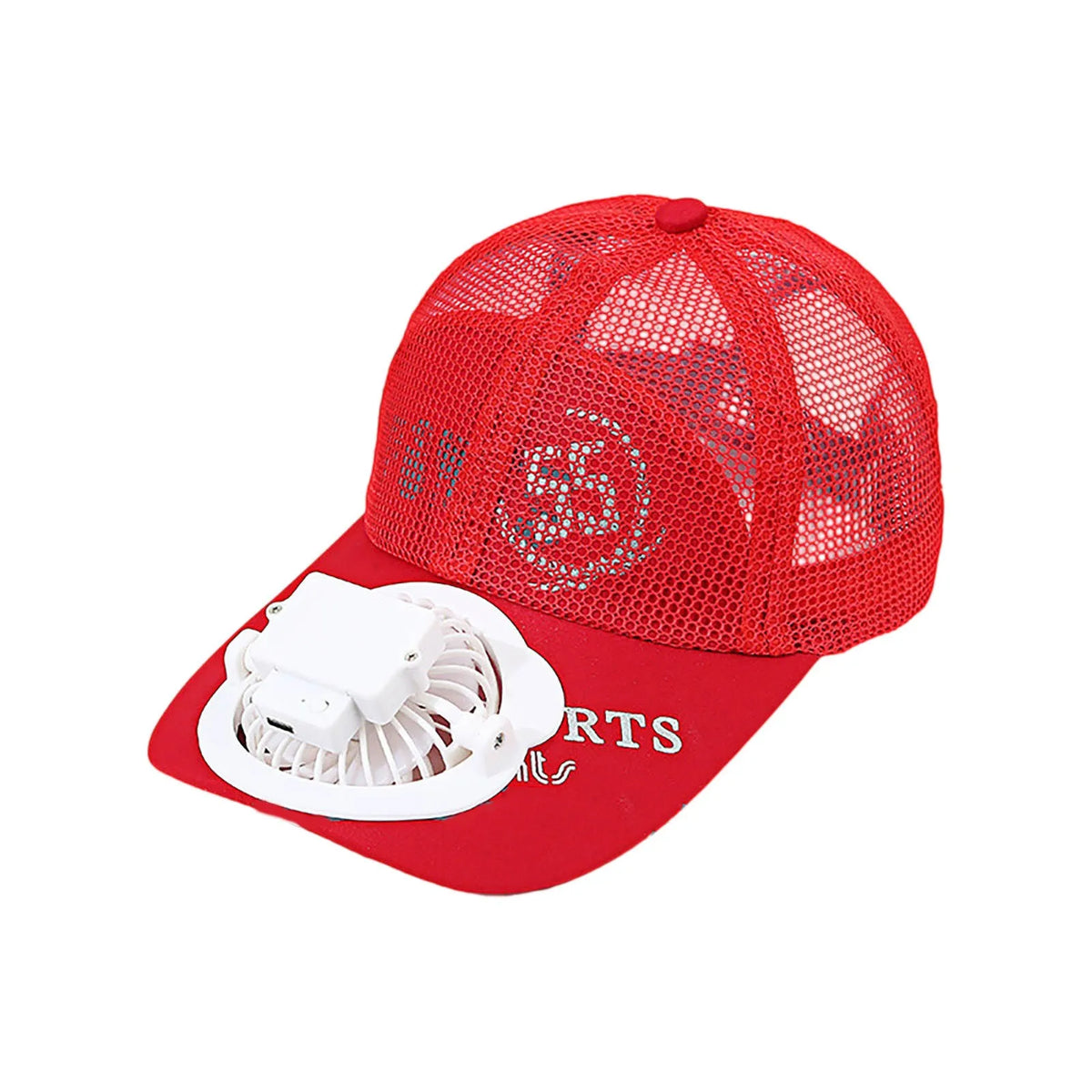 USB Charging Fan Cap – Mesh Breathable Hat for Men & Women USB Fan Cap Qme