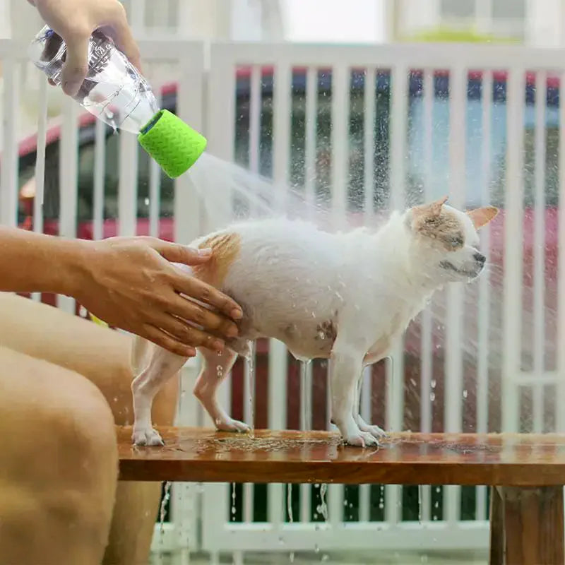 Silicone Portable Pet Shower Head for Dogs & Cats Pet Shower Head Qme