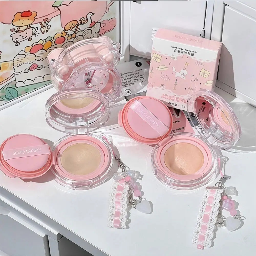 JOJO Diary Cat Air Cushion BB Cream – Long-Lasting Moisture Air Cushion BB Cream Qme