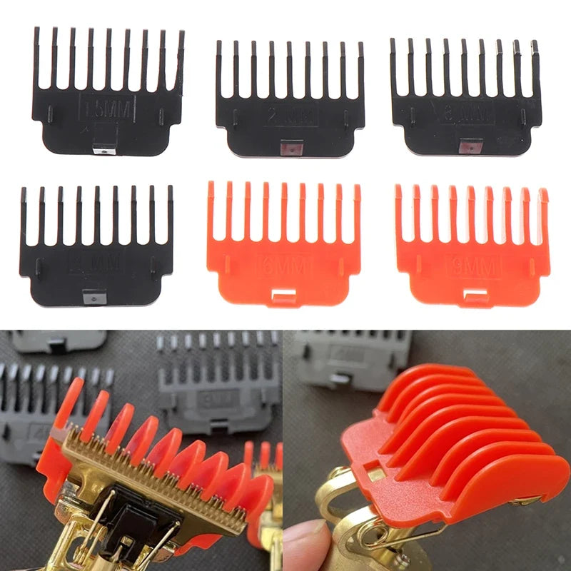 T9 Hair Clipper Guard Combs – 6-Piece Cutting Guide Set Clipper Guard Set Qme ONE SIZE
