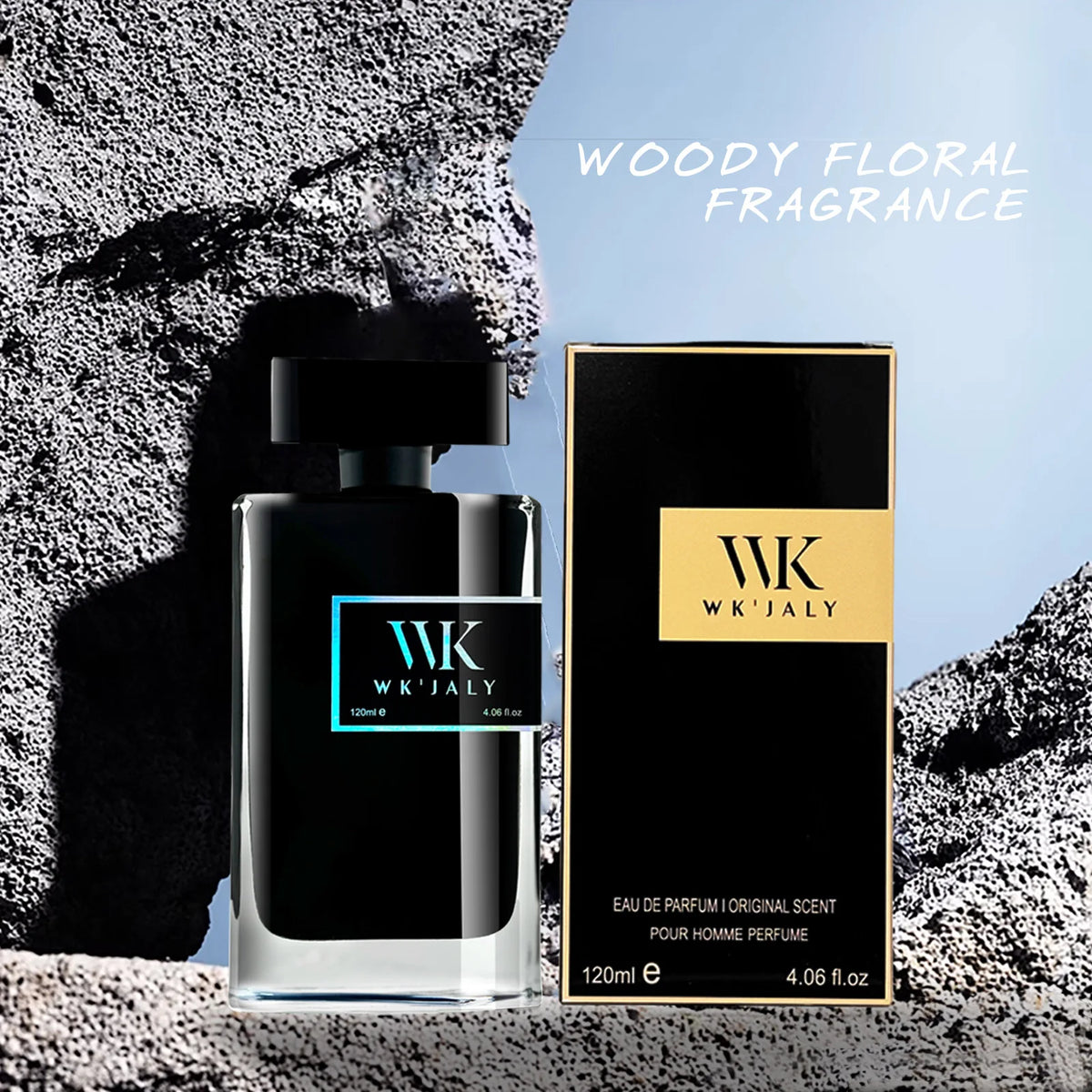 WK'JALY Men's Eau de Parfum – Bergamot Woody Cologne 120ml Men's Cologne Qst