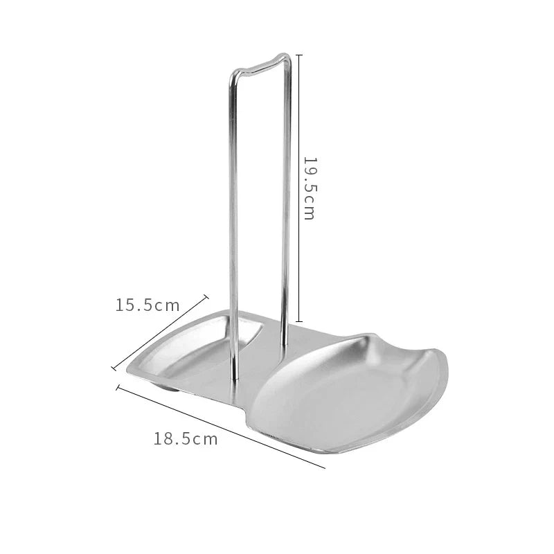 Stainless Steel Pot Lid Rack & Spoon Holder Stand Lid & Spoon Holder Qme Stainless Steel