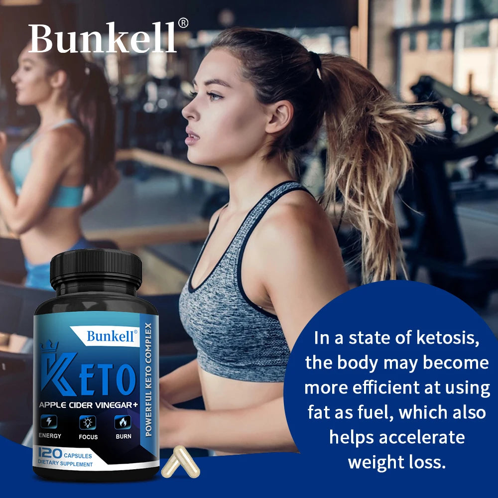 Keto + ACV Capsules – Ketosis & Weight Management, 60ct Keto ACV Supplement Qst