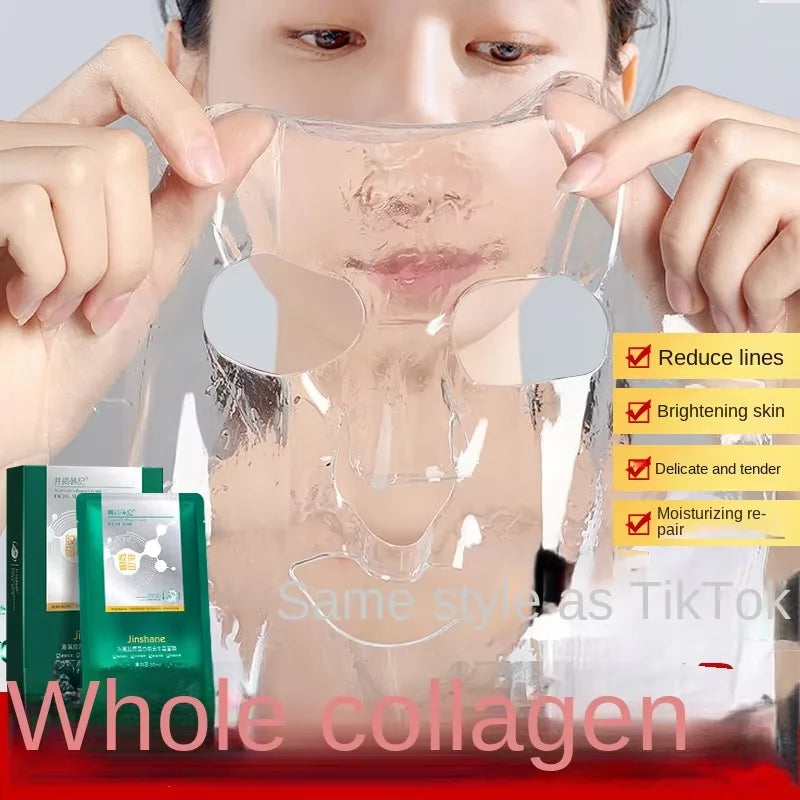 Seaweed Collagen Crystal Jelly Face Mask – 5 Pcs Collagen Face Mask Qst