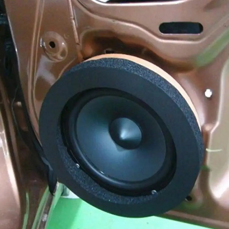 6.5" Car Speaker Foam Baffle Ring – Self-Adhesive Audio Seal Car Speaker Baffle Qst