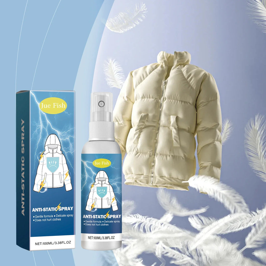 Anti-Static Fabric Spray – Smooth, Cling-Free Clothes | Qme Anti-Static Fabric Spray Qme