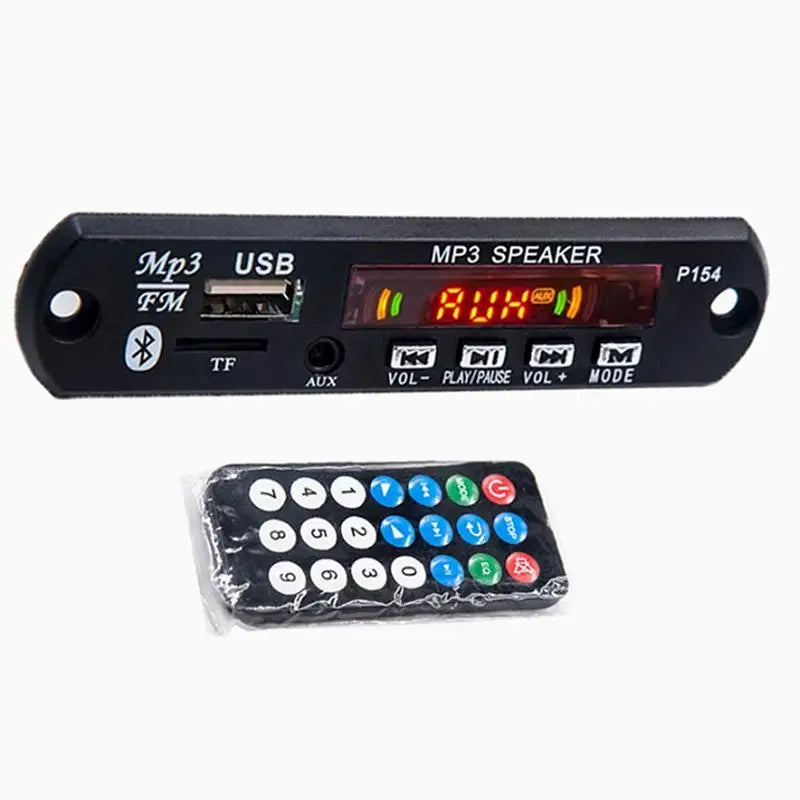 Bluetooth Car Music Player USB AUX TF Slot HiFi Lossless Audio Car Audio Receiver Qme