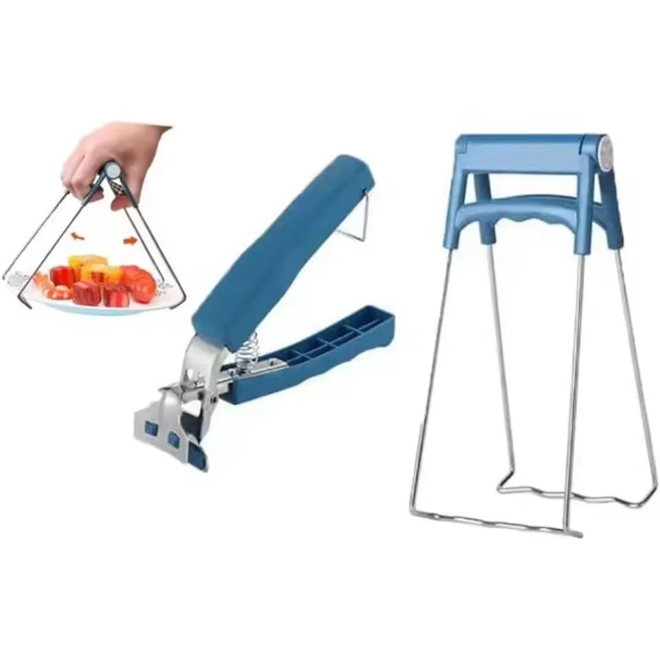 4-Piece Bowl Clip Gripper Set – Lift Hot Dishes Safely Kitchen Gripper Tongs Qst