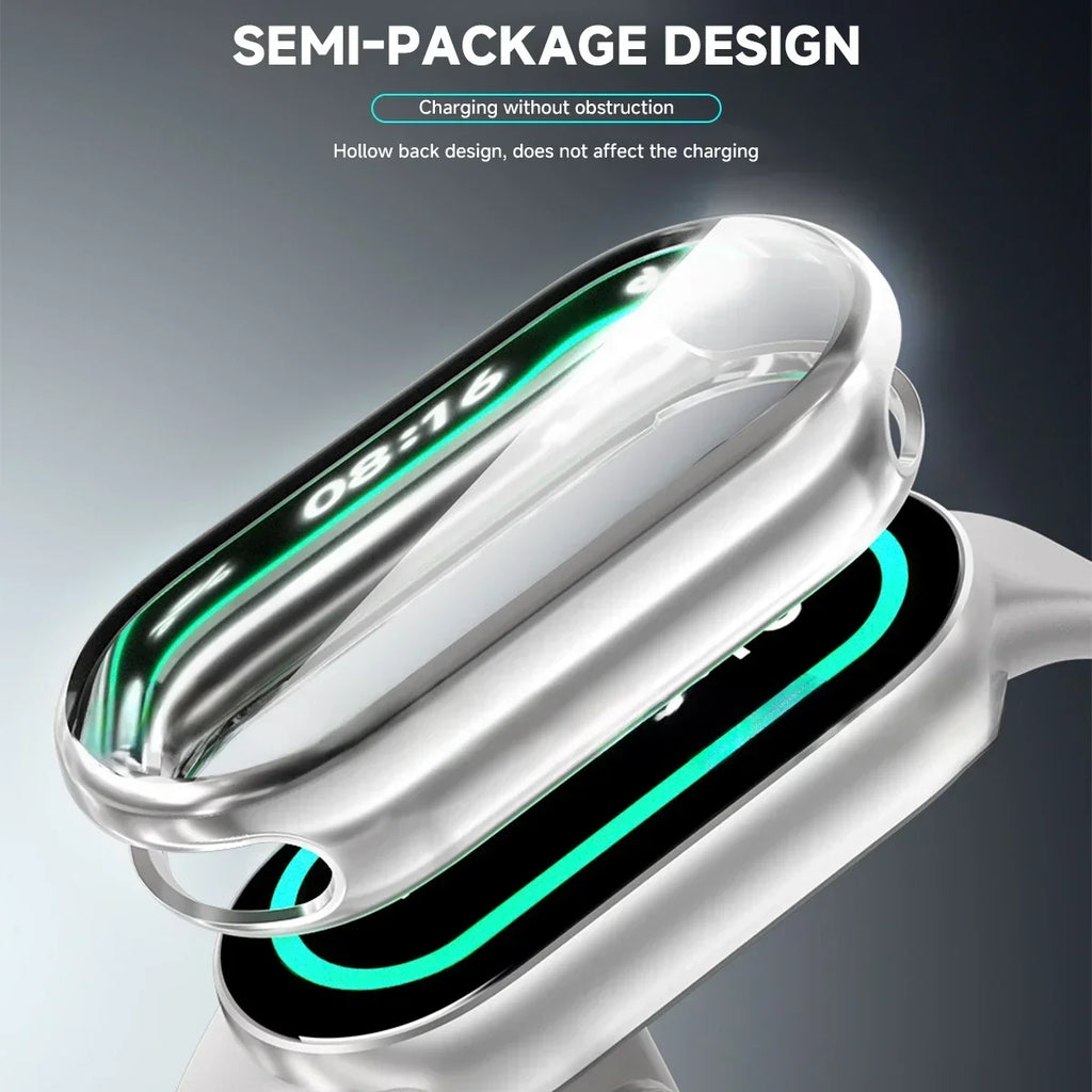 Xiaomi Mi Band 9 & 8 Full Cover Case & Screen Protector Smart Band Case Qme