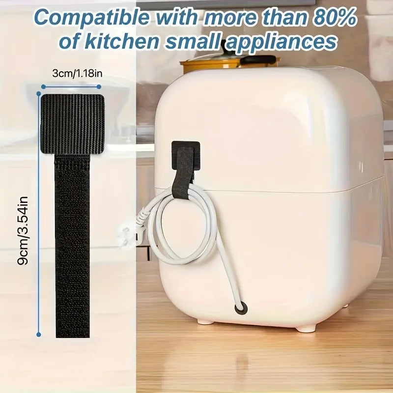 10-Pack Nylon Cord Organizer Holders for Kitchen Appliances Cord Organizer Set Qme