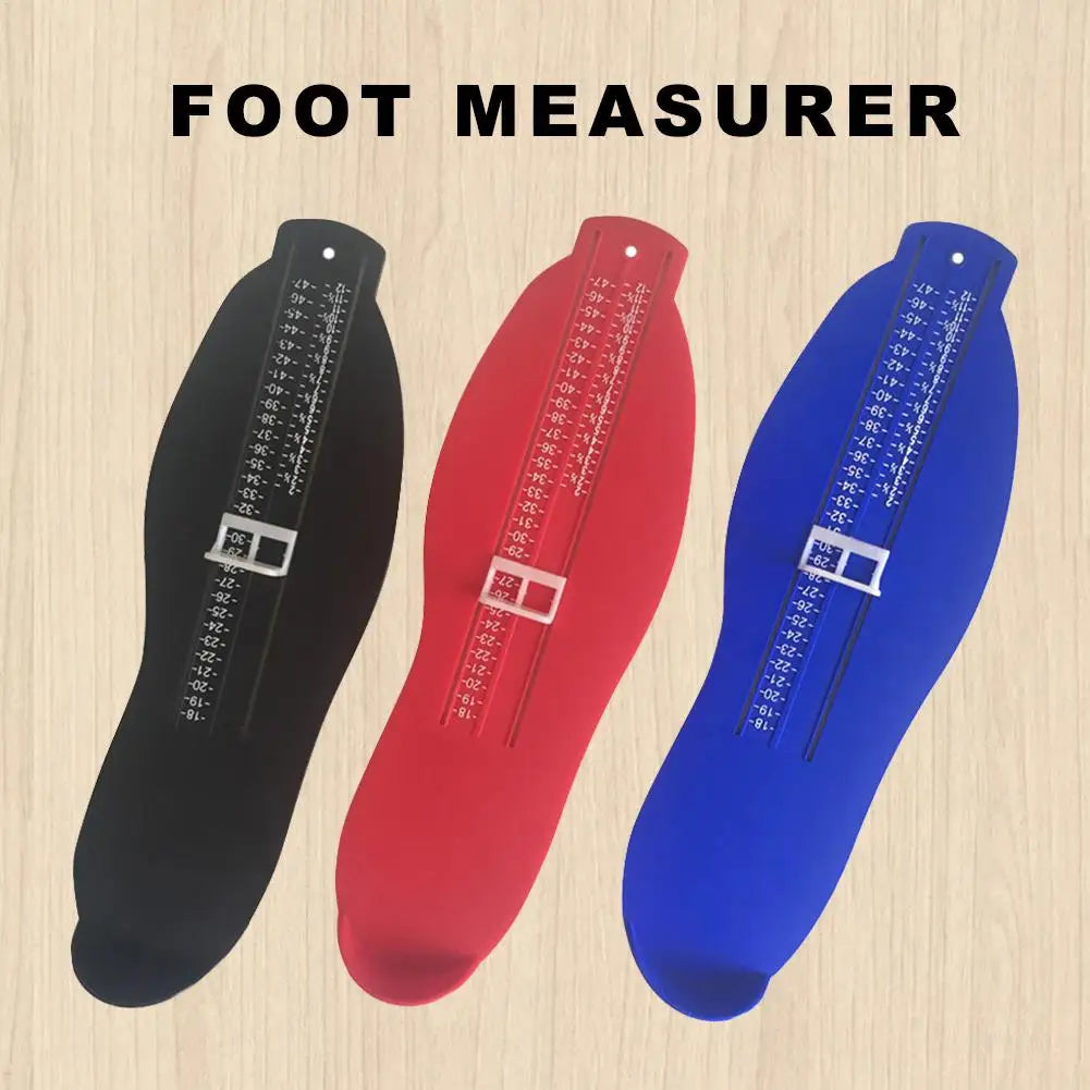 Adult Foot Measuring Ruler – UK & EU Shoe Size Tool Foot Measuring Ruler Qme