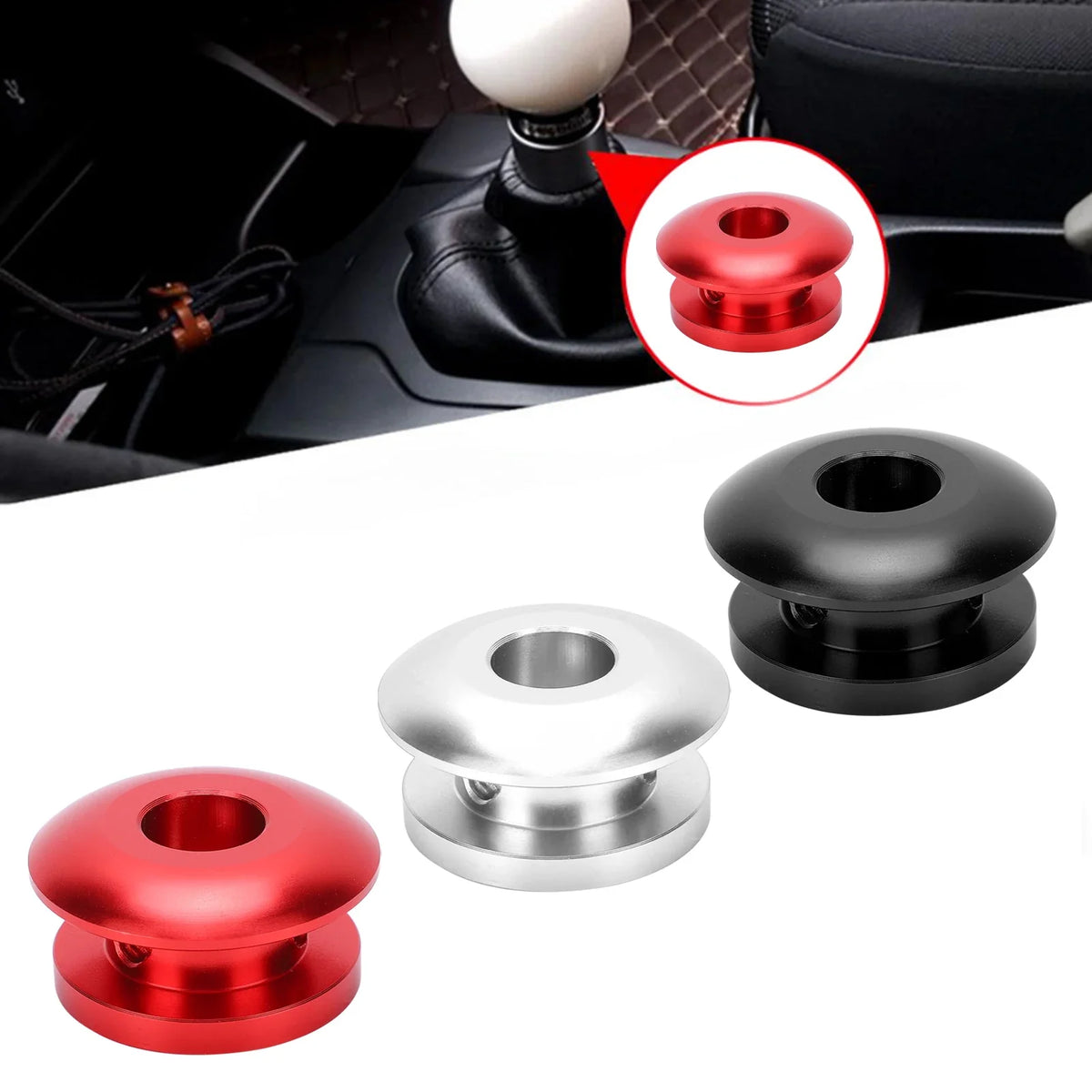 Shifter Knob Boot Retainer & Limiter Buckle | Metal Car Accessory Shifter Boot Retainer Qme