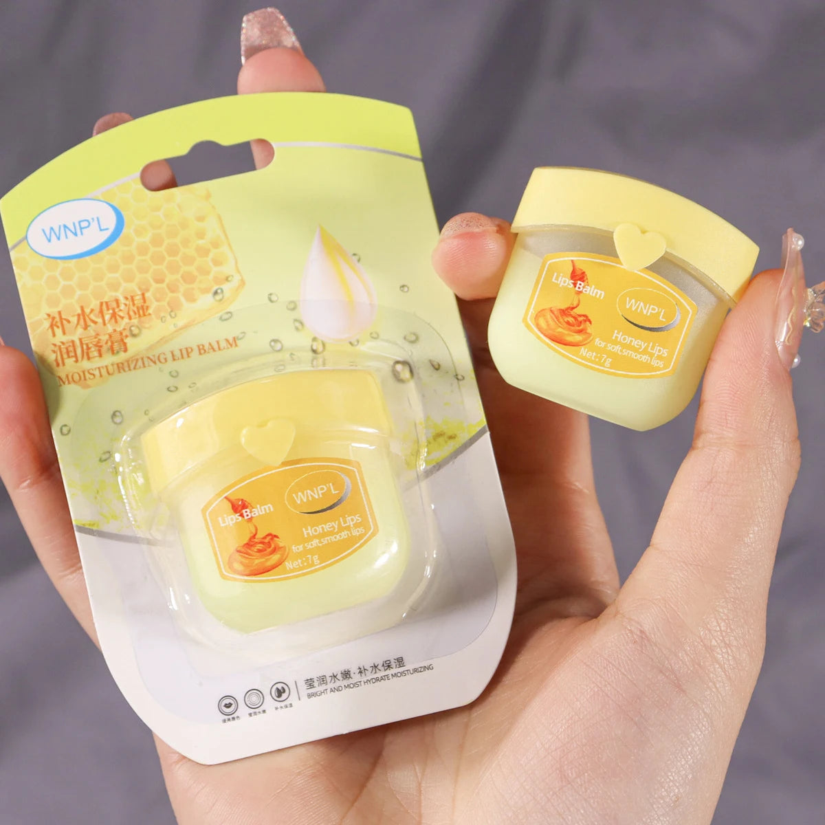 YOUNGCOME Natural Plant Lip Balm – Moisturizing Jelly Lip Care Lip Balm Qst 03