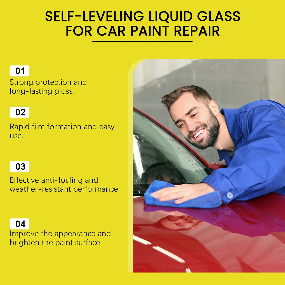 Nano Car Paint Coating & Polish – Scratch Remover 30ml Car Paint Polish Qst