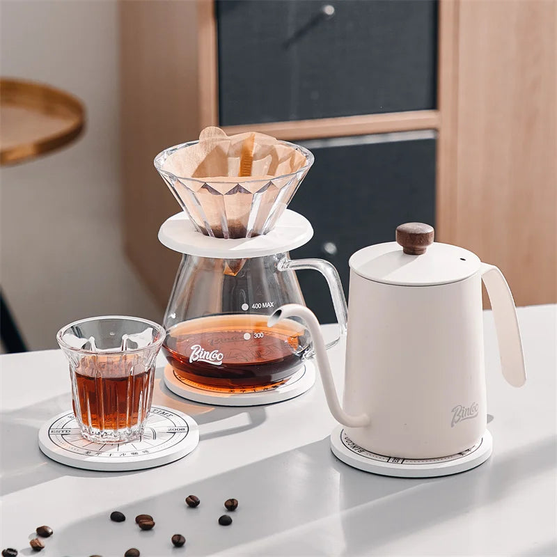 Bincoo Round Absorbent Ceramic Coffee Coaster – Heat Resistant Ceramic Coffee Coaster Qst
