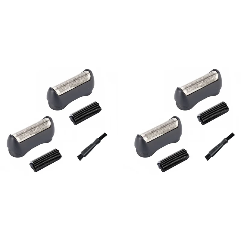Braun Series 110–150 Replacement Shaver Foil & Cutter 4-Pack Shaver Replacement Parts Qme As Shown
