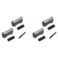 Braun Series 110–150 Replacement Shaver Foil & Cutter 4-Pack Shaver Replacement Parts Qme As Shown