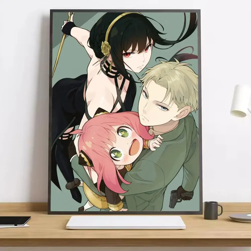 Spy x Family Anya HD Canvas Poster – Anime Wall Art Decor Anime Canvas Poster Qst