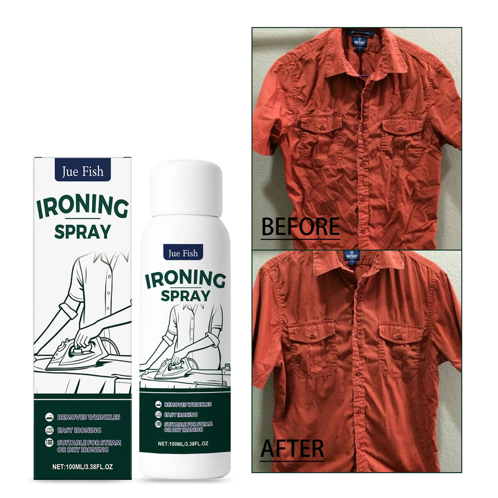 100ml Wrinkle Release Spray – Smooth Clothes Instantly Garment Care Spray Qst