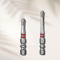 PH2 Diamond Anti-Slip Screwdriver Bits S2 Steel Magnetic 2pc Screwdriver Bits Qme 2pcs