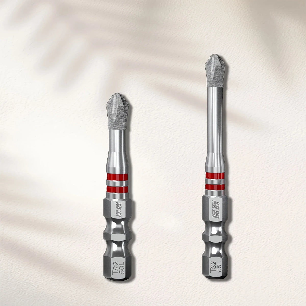 PH2 Diamond Anti-Slip Screwdriver Bits S2 Steel Magnetic 2pc Screwdriver Bits Qme 2pcs