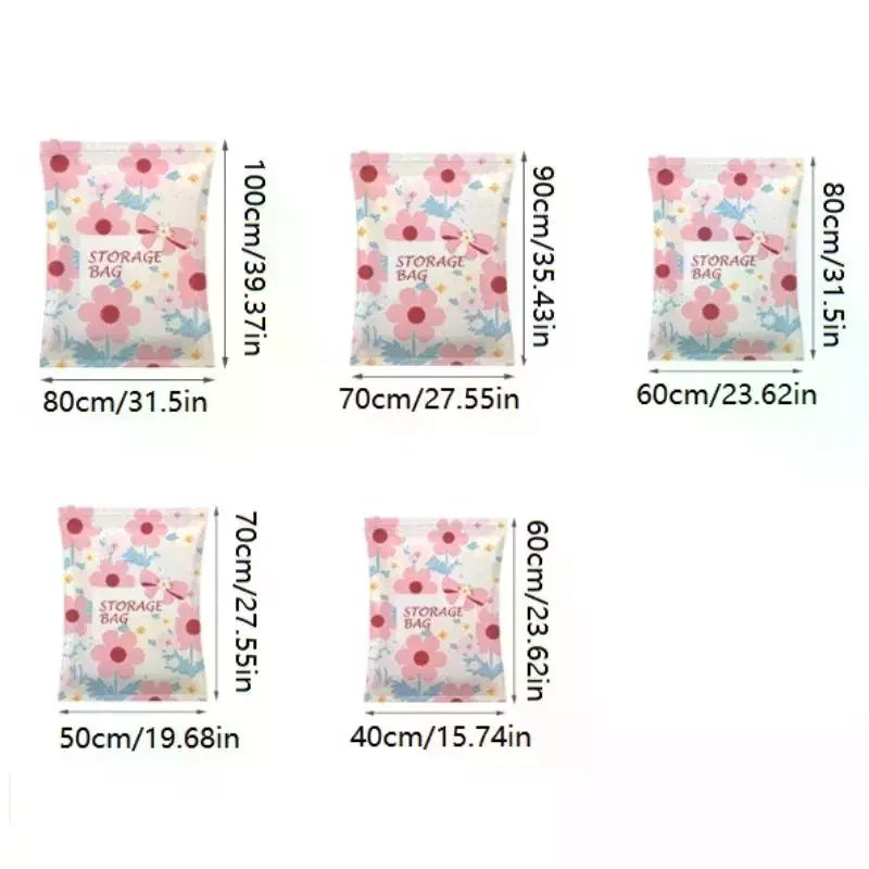 Vacuum Storage Bags – Space Saver for Comforters & Blankets Vacuum Storage Bags Qme