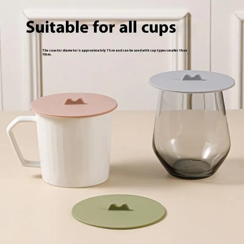 Silicone Cup Lid – Leakproof Heat-Resistant Mug Cover Silicone Mug Lid Qst