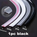 Self-Adhesive Silicone Waterproof Seal Strip – Kitchen & Bath Waterproof Seal Strip Qme black