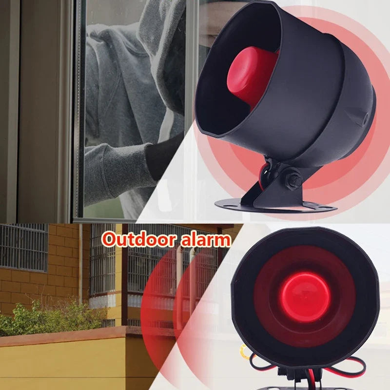 WiFi Siren Alarm System – Wireless Smart Life Alert WiFi Siren Alarm Qme