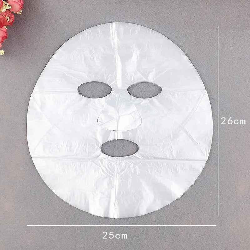 Disposable Face & Neck Protective Film Mask Sheets | Clear PE Disposable Face Mask Qme