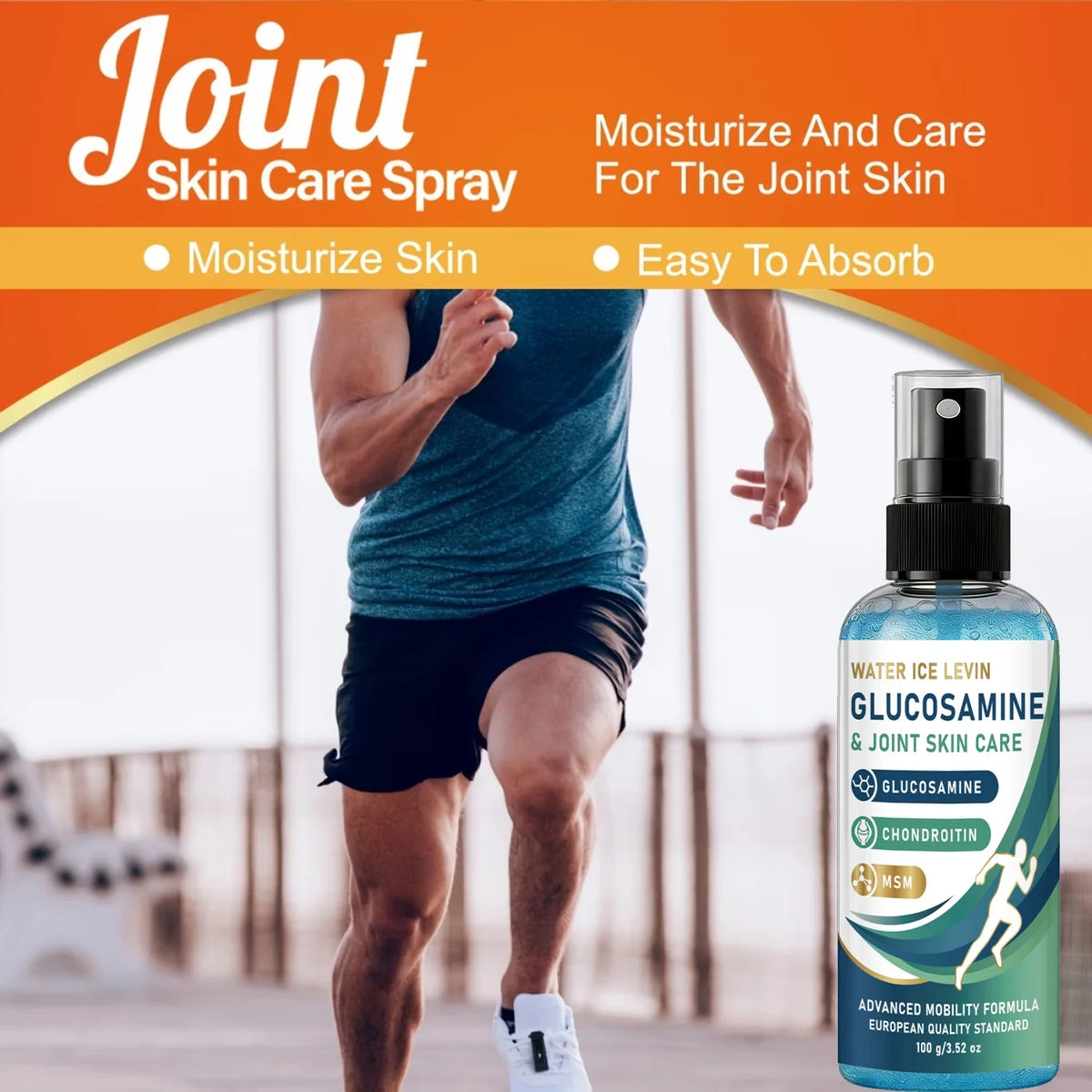 Glucosamine MSM Collagen Chondroitin Joint Support Spray Topical Body Spray Qme